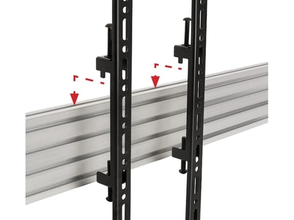 B-Tech BT8390-VESA400F, Armfäste för plattskärm, Svart, 70 kg, Stång, 177,8 cm (70"), 106,7 cm (42")