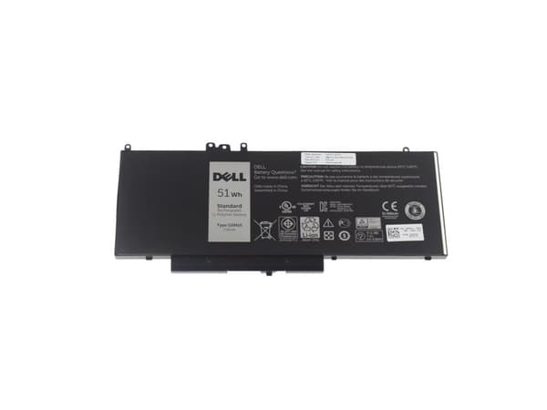 Dell - Akut ja paristot - Litium-polymeeri - 4-soluinen - 6,46 Ah - 51 Wh - lajittelu