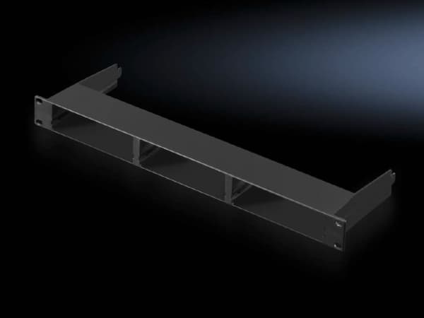 Rittal DK CMC III mounting unit - Rackmonteringsramme - RAL 9005 - 1U - 19"