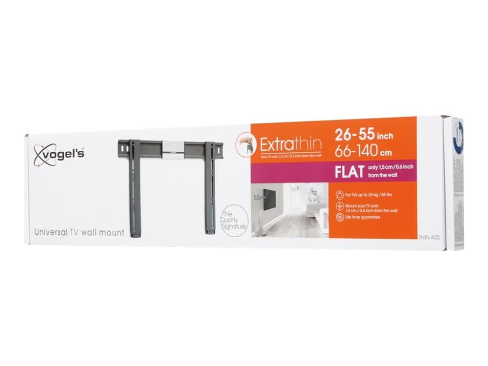 Vogel's THIN 405 - Konsol - för platt panel - svart - skärmstorlek: 26"-55" - väggmonterbar