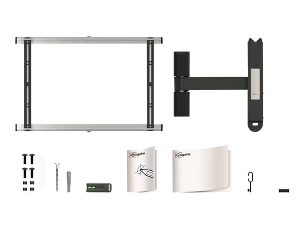 Vogel's THIN 525 - Konsol - för platt panel - svart - skärmstorlek: 40"-65" - väggmonterbar