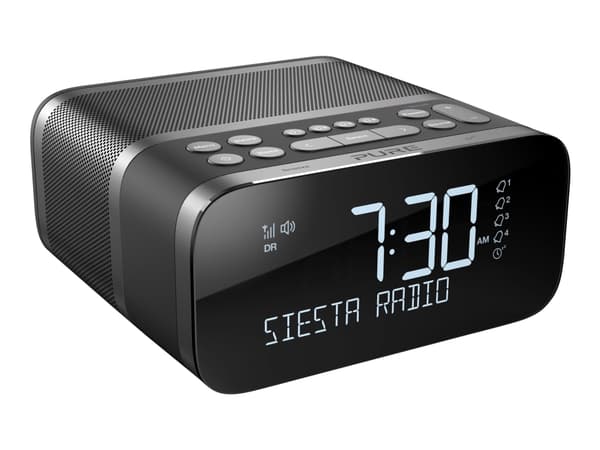 Pure Siesta S6 - Klockradio - inget operativsystem - grafit