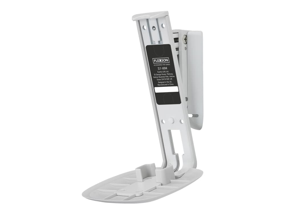 Flexson S1-WMX2 - Konsol - för högtalare - vit - väggmonterbar (paket om 2) - för Sonos One (vit)