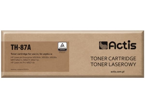Toner Printe TH87A Black Replacement 87A (TH87A)