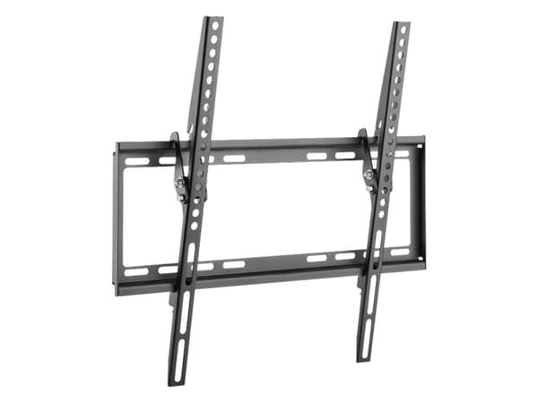 LogiLink BP0037, 139,7 cm (55"), 200 x 200 mm, 400 x 400 mm, -8 - 0°, Stål, Sort, Rustfritt stål Sort, Rustfritt stål
