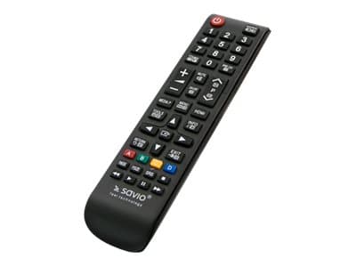 SAVIO RC-07 - Universal fjernkontroll - infrarød - svart Sort