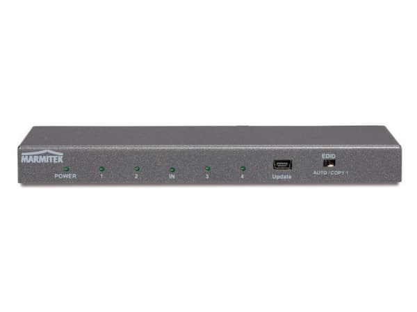Marmitek Split 614 UHD - 2.0 - video/lyd-splitter - 4 x HDMI - stasjonær