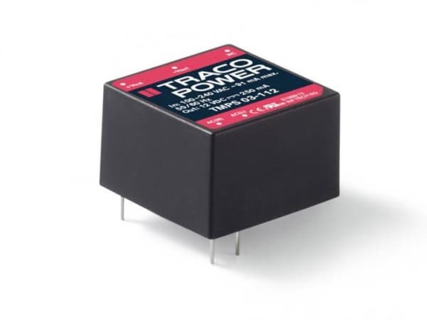 Traco Power TMPS 05-124, 25,4 mm, 25,4 mm, 16,3 mm, 17,4 g, 5 W, 120-370 V