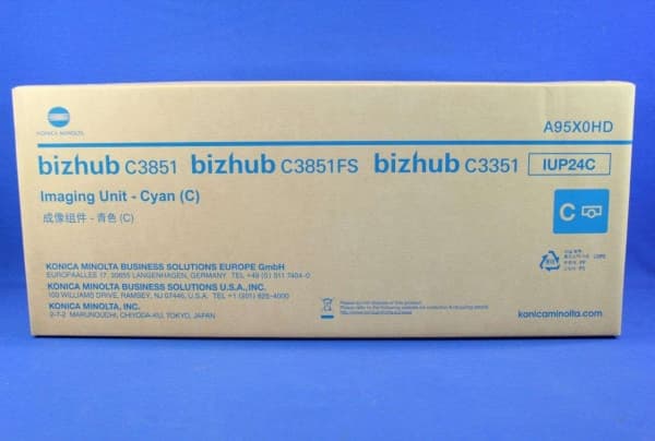 Konica Minolta IUP-24C - Cyan - original - bildebehandlingsenhet for skriver - for bizhub C3351