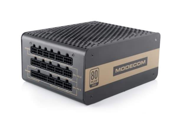 ModeCom Volcano 750 GOLD - Strømforsyning (intern) - ATX12V 2.31 - 80 PLUS Gold - AC 100-240 V - 750 watt - aktiv PFC - svart