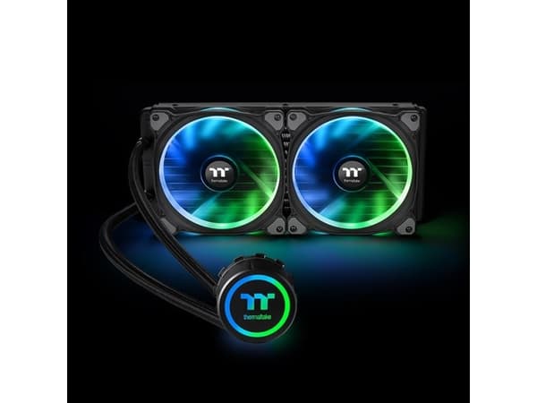 Thermaltake Floe Riing RGB 280 TT, All-in-one-nesteenjäähdytin, 14 cm, 500 RPM, 1400 RPM, 27,2 dB, 63,19 cfm