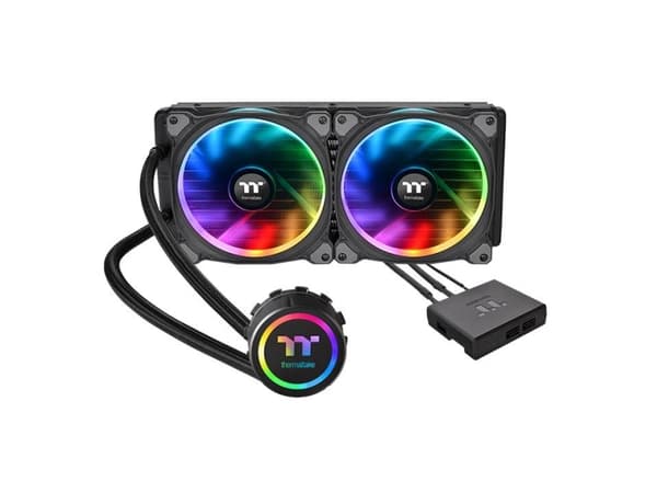 Thermaltake Floe Riing RGB 280 TT, All-in-one-nesteenjäähdytin, 14 cm, 500 RPM, 1400 RPM, 27,2 dB, 63,19 cfm