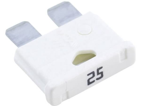 MTA Automotive 340.032 Standard fladsikring 25 A Hvid 500 stk