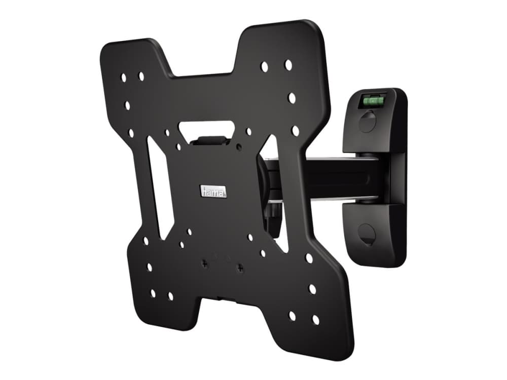 Hama Premium - Konsol - för TV - plast, aluminium - svart - skärmstorlek: 19"-48" - väggmonterbar