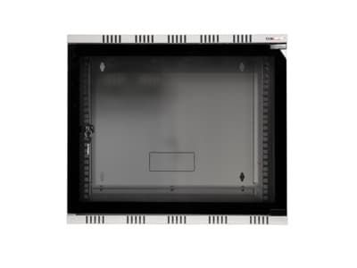 LogiLink W12A54G, Fristående rack, 12U, 50 kg, Knapplås, Grå