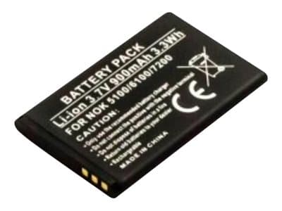 CoreParts - Akku - Li-Ion - 900 mAh - 3.3 Wh - Nokia 1006, 108, 1508, 16XX, 22XX, 26XX, 2705, 61XX, 63XX, 6700, 72XX, 7705, 8208, C2 - Nokia 1006, 10
