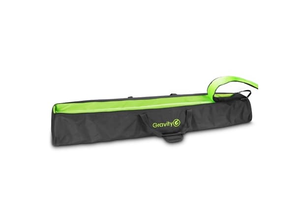 Gravity GBGSS2XLB, AV stand bag, Sort, Nylon, Glidelås, Skum, 1450 mm