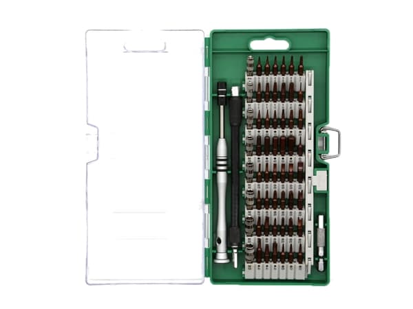 Smartphone Reparasjonssett 58stk Precision CRV DELTACOIMP Grønn / VK-55
