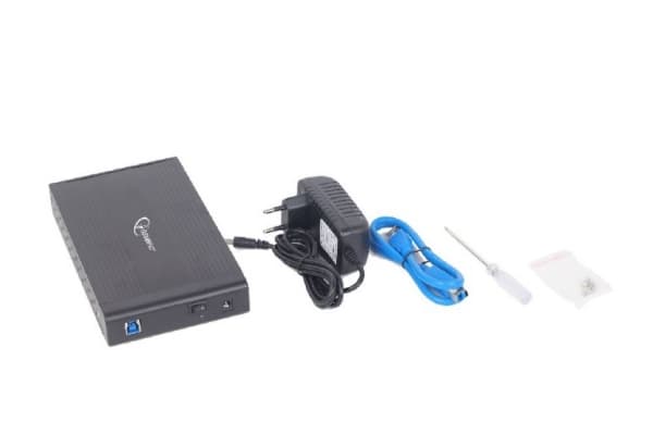 Gembird EE3-U3S-3 - Förvaringslåda - 3.5" - SATA 3Gb/s - USB 3.0 - svart