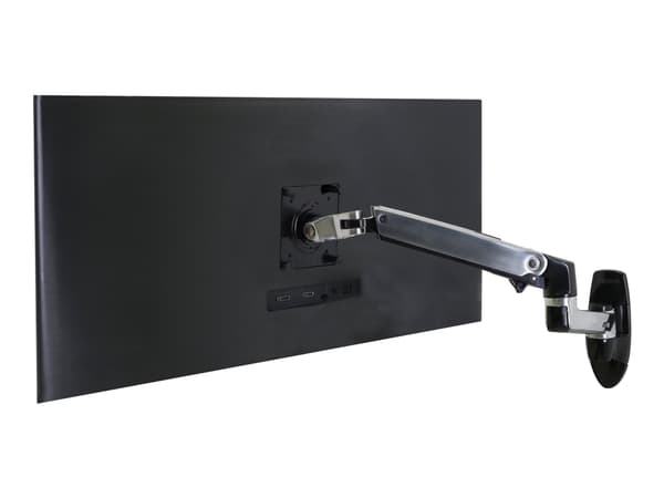 Ergotron LX - Monteringssett (veggmontering, skjermarm) - for LCD-skjerm - aluminium - polert aluminium - skjermstørrelse: inntil 34"
