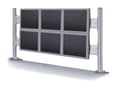 Pikkukuva 3 / 5: Neomounts by Newstar FPMA-DTB200 monitorin kiinnike ja jalusta 61 cm (24") Puristin Hopea