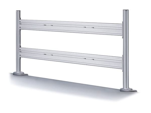 Neomounts by Newstar FPMA-DTB200 monitorin kiinnike ja jalusta 61 cm (24") Puristin Hopea