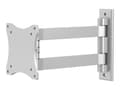 Miniatyrbilde 4 av 5: Neomounts FPMA-W820 - Brakett - full bevegelse - for LCD-skjerm - sølv - skjermstørrelse: 10"-27" - veggmonterbar