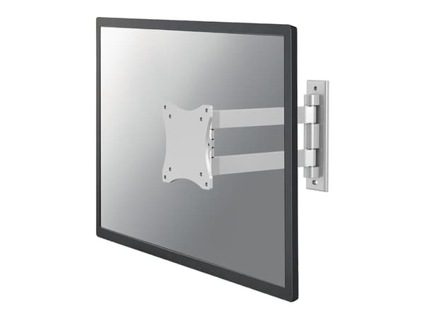 Neomounts FPMA-W820 - Brakett - full bevegelse - for LCD-skjerm - sølv - skjermstørrelse: 10"-27" - veggmonterbar