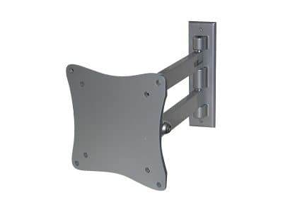 Neomounts FPMA-W820 - Brakett - full bevegelse - for LCD-skjerm - sølv - skjermstørrelse: 10"-27" - veggmonterbar Sort