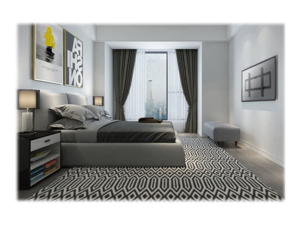 Neomounts by Newstar PLASMA-WKIT1 - Kiinnike - kiinteä - litteälle paneelille - musta - näytön koko: 23"-55" - seinäkiinnitettävä