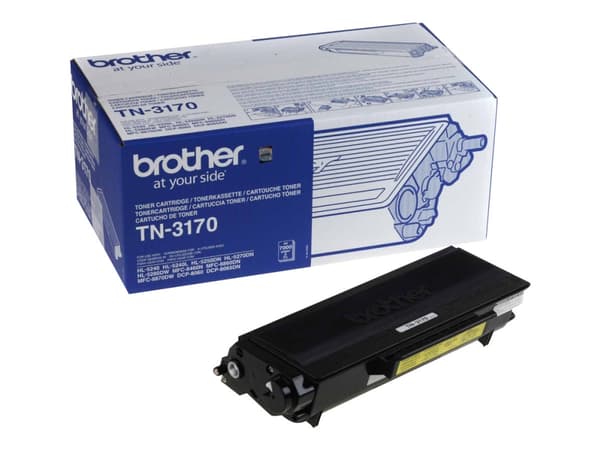 Brother TN3170 - Svart - original - tonerpatron - for Brother DCP-8060, 8065, HL-5240, 5250, 5270, 5280, MFC-8460, 8860, 8870