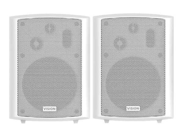 Vision SP-1800, 3-suuntainen, 2.0 kanavaa, Langallinen, 50 W, 80 - 20000 Hz, Valkoinen