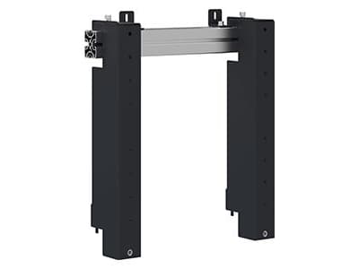 Neovo VWM-01 - Monteringssett (2 veggbraketter, monteringsarm) - for videovegg - aluminium, stål - svart og sølv - skjermstørrelse: 42"-65" - monteri
