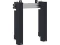 Miniatyrbilde 4 av 4: Neovo VWM-01 - Monteringssett (2 veggbraketter, monteringsarm) - for videovegg - aluminium, stål - svart og sølv - skjermstørrelse: 42"-65" - monteri