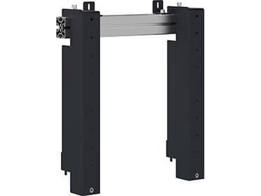 Neovo VWM-01 - Monteringssett (2 veggbraketter, monteringsarm) - for videovegg - aluminium, stål - svart og sølv - skjermstørrelse: 42"-65" - monteri