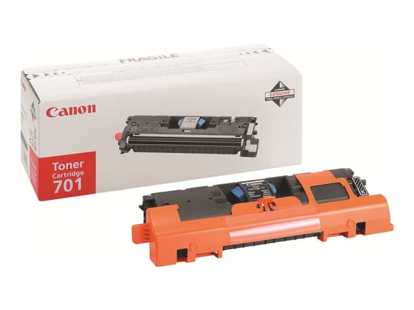 Canon 701 - Svart - original - tonerpatron - for ImageCLASS MF8180c; Laser Shot LBP-5200; LaserBase MF8180C