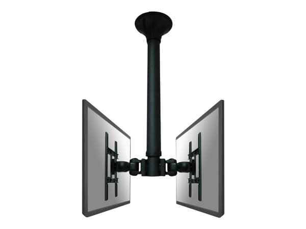 Neomounts FPMA-C200D - Brakett - full bevegelse - for 2 LCD-skjermer - svart - skjermstørrelse: 10"-40" - takmonterbar