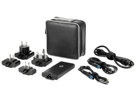 HP Smart Travel - Strömadapter - 65 Watt - för HP EliteBook 8XX, Folio 9470m, Revolve 810, 2XXXp, 84XXp, 85XXp, ZBook 14, EliteBook 84XXw