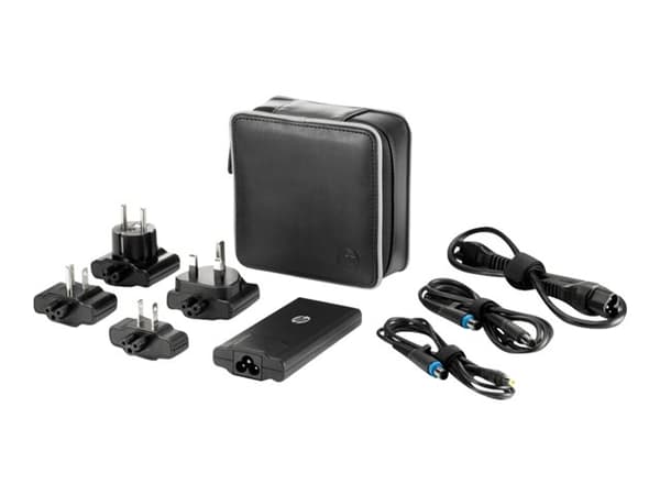 HP Smart Travel - Strömadapter - 65 Watt - för HP EliteBook 8XX, Folio 9470m, Revolve 810, 2XXXp, 84XXp, 85XXp, ZBook 14, EliteBook 84XXw