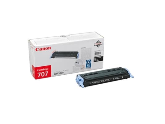 Canon 707 - Svart - original - tonerpatron - for i-SENSYS LBP5000, LBP5100; Laser Shot LBP-5000, 5100