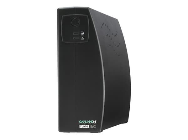 ONLINE Yunto 1500 - UPS - AC 230 V - 900 watt - 1500 VA - 9 Ah - USB - utgangskontakter: 5