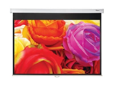 Optoma DS-1095PMG+ - Projektorduk - takmontering, väggmontering - 95" (241 cm) - 16:10 - Matte White