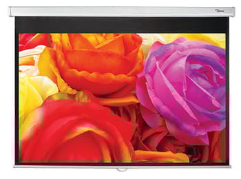 Optoma DS-1123PMG+, Manuell, 3,12 m (123"), 2,66 m, 166 cm, 16:10, Svart, Vit