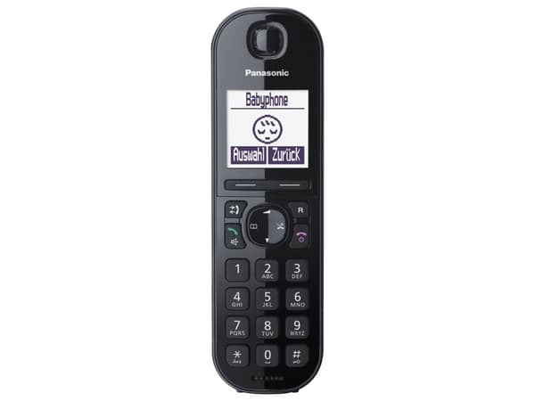 Panasonic KX-TGQ200, IP Phone, Musta, Johdoton puhelin, 4 linjat, 100 entries, 1.88 - 1.9 GHz