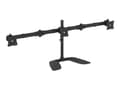 Miniatyrbilde 2 av 5: StarTech.com Triple Monitor Stand for VESA Mount Monitors up to 27" - Steel (ARMBARTRIO2) - Stativ (endekapsler, stang, sokkelplate, tverrstang, skiv