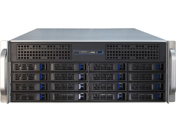 Inter-Tech IPC 4U-4416 - Rackmonterbar - 4U - forlenget ATX / SSI EEB - ingen strømforsyning (ATX) - USB