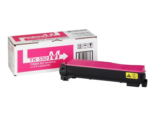 Kyocera TK 550M - Magenta - original - tonerpatron - for FS-C5200DN