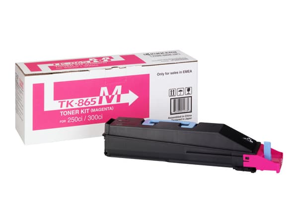 Kyocera TK 865M - Magenta - original - tonerpatron - for TASKalfa 250ci, 300ci