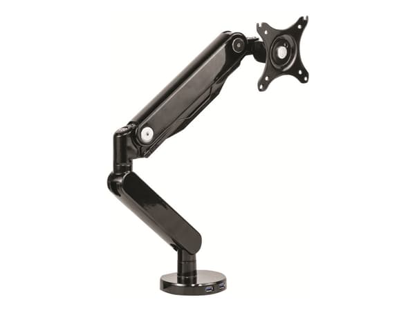 Fellowes Platinum Monitor Arm - Monteringssats - justerbar arm - för Bildskärm - aluminium, stål, plast - svart - skärmstorlek: upp till 32 tum - dis