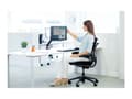 Miniatyrbild 2 av 5: Fellowes Platinum Monitor Arm - Monteringssats - justerbar arm - för Bildskärm - aluminium, stål, plast - svart - skärmstorlek: upp till 32 tum - dis